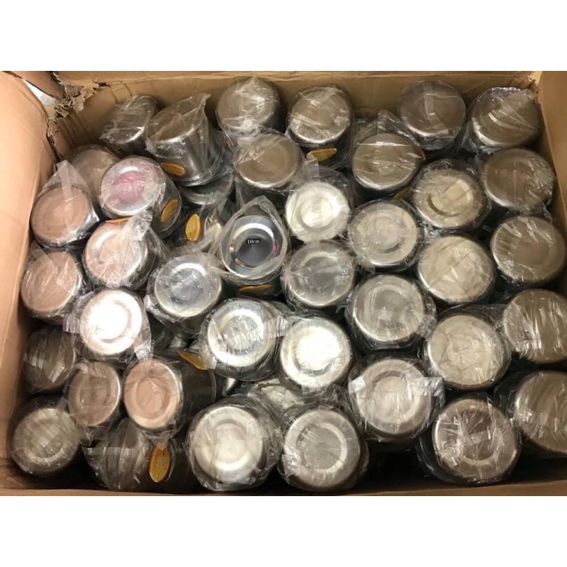 Khay inoc đựng đồ phun xăm-hũ inoc