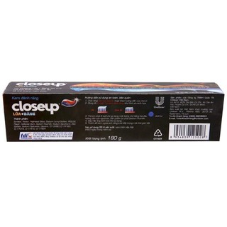 Kem Đánh Răng Dạng Gel Closeup lửa Băng 180g