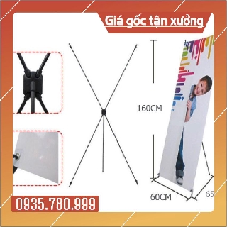 Combo kệ menu A4 đứng + quầy bán hàng di động + khung standee 60x160 cường lực