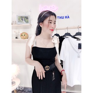 [ Sẵn video + Ảnh thật ] chân váy xếp ly dáng dài