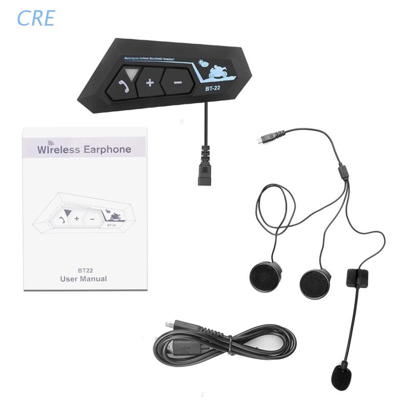 Tai Nghe Không Dây Gắn Mũ Bảo Hiểm 280H Chống Thấm Nước Hỗ Trợ Nghe Nhạc MP3