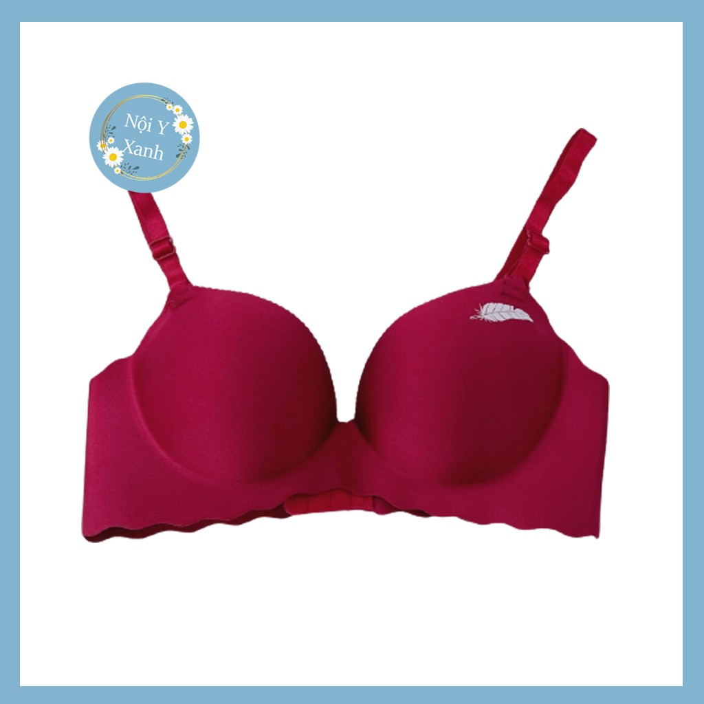 Áo Lót Nữ Su Đúc Không Gọng Nâng Ngực Bàn Tay, Quả Chéo, Họa Tiết Hình Lá  - LM chất đẹp thoáng mồ hôi - đẩy ngực | BigBuy360 - bigbuy360.vn