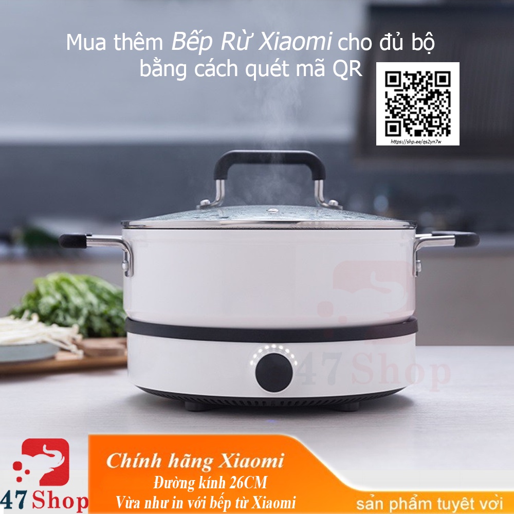 [Mã ELHADEV giảm 4% đơn 300K] Nồi lẩu Xiaomi Mijia Induction Cooker Dùng Cho Bếp Từ Đa Năng - SP Chính Hãng