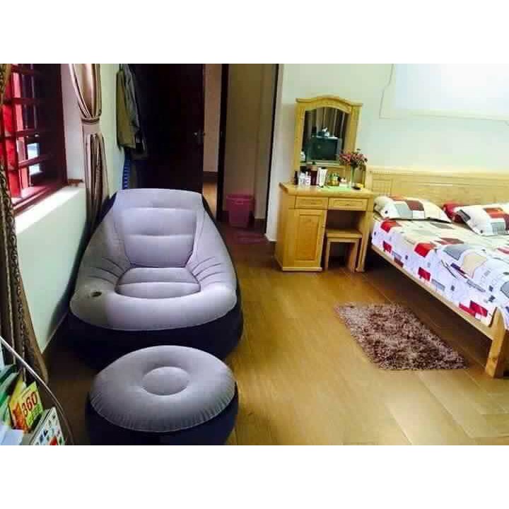 Combo Ghế hơi và bơm chân không 2 chiều mini