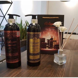 [CAM KẾT CHÍNH HÃNG] Dầu Gội xả cặp yody Essence Collagen 800ml siêu mềm mượt + phục hồi hư tổn. Lưu hương đến 3 ngày.