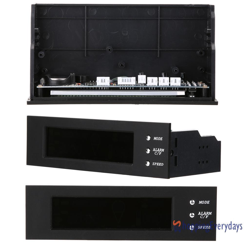 Bảng Điều Khiển Quạt Tản Nhiệt CPU Máy Tính Màn Hình LCD 3 Tốc Độ 5.25 " | BigBuy360 - bigbuy360.vn