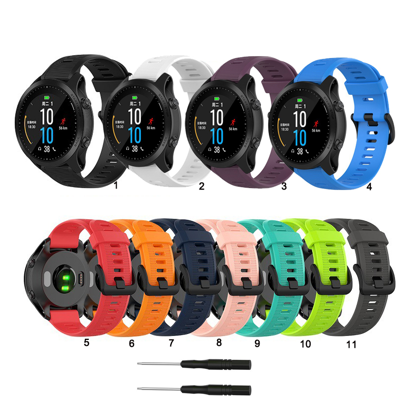 Dây đeo đồng hồ bằng silicon cho Garmin Fenix ​​5 plus Forerunner 935 945 Approach S60