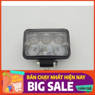 đèn trợ sáng 6 bóng cầu bi vuông