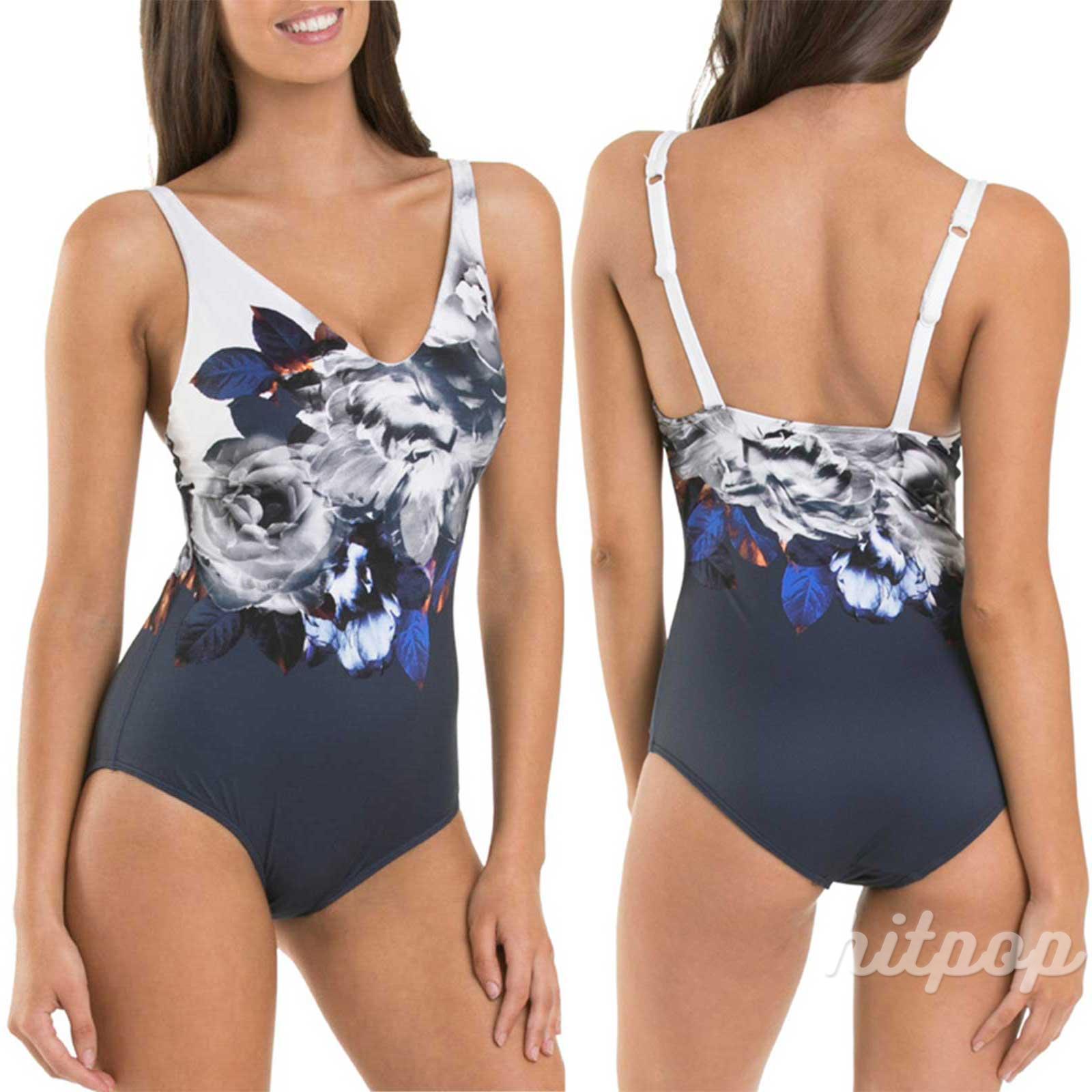 Đồ Bơi Một Mảnh Cổ V Họa Tiết Hoa Cho Nữ | BigBuy360 - bigbuy360.vn