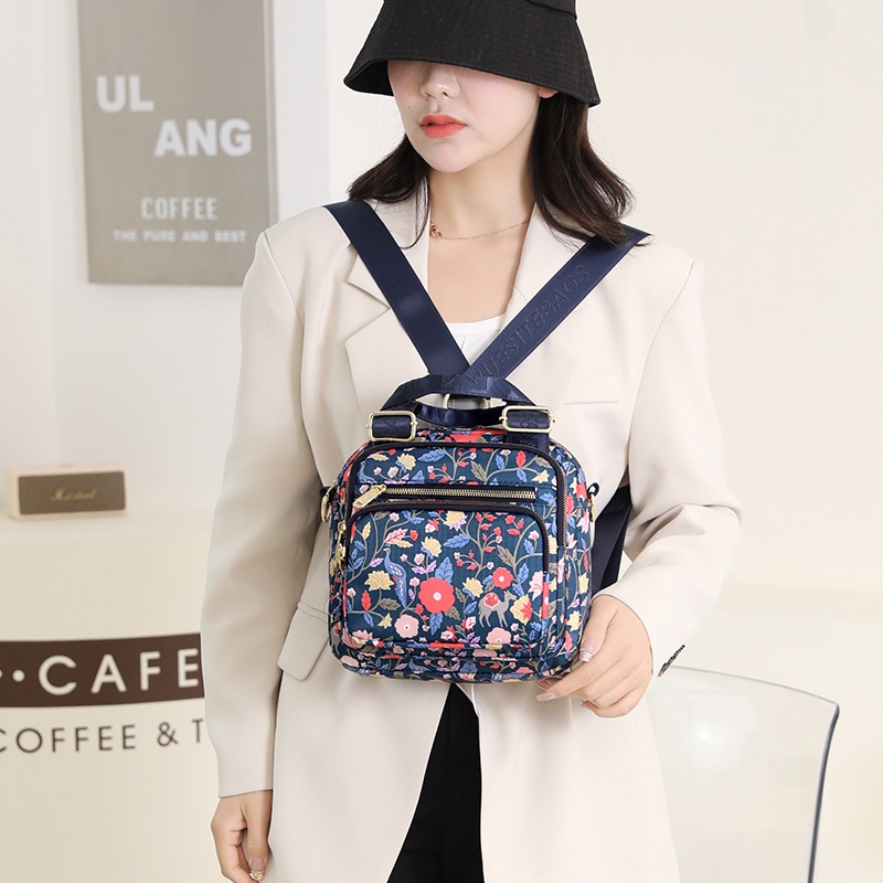 Túi Đeo Chéo Vai Bằng Nylon Cỡ Lớn In Họa Tiết Hàng Mới Phong Cách Đơn Giản Cho Nữ