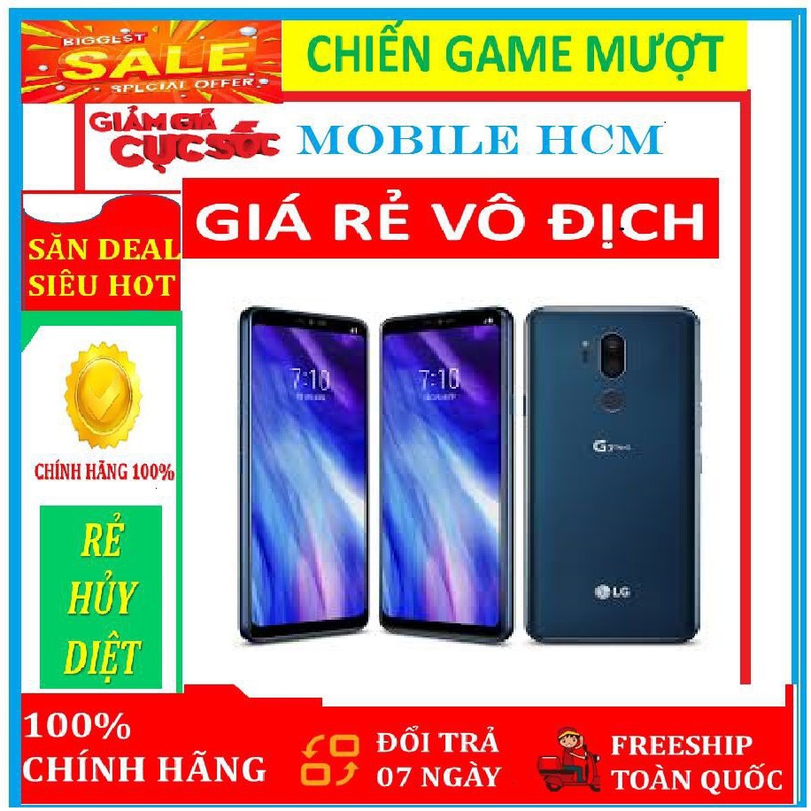 điện thoại LG G7 ram 4G/64G mới ,, Cấu hình mạnh Snapdragon 845, Chơi PUBG-Liên Quận cực đỉnh