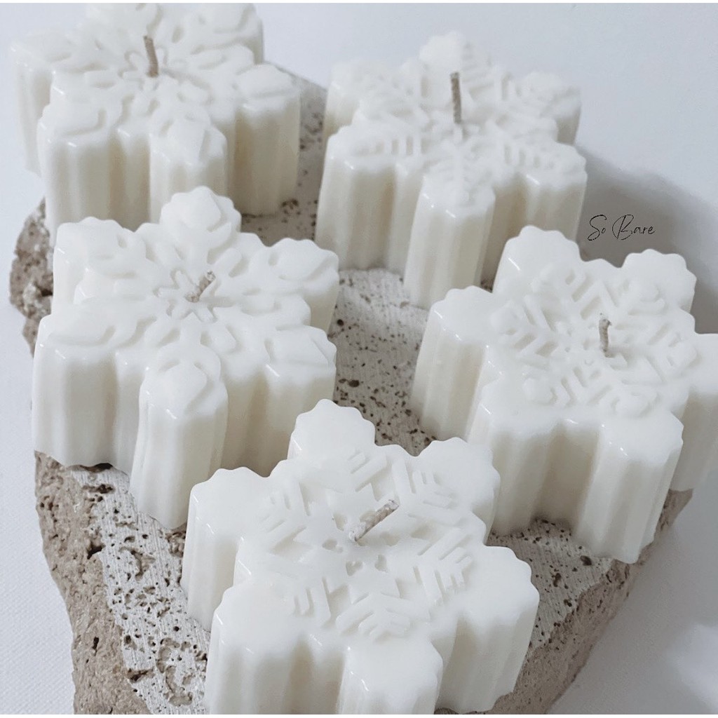 Nến thơm phòng, trang trí phòng ngủ - Bông Tuyết Dana Candle