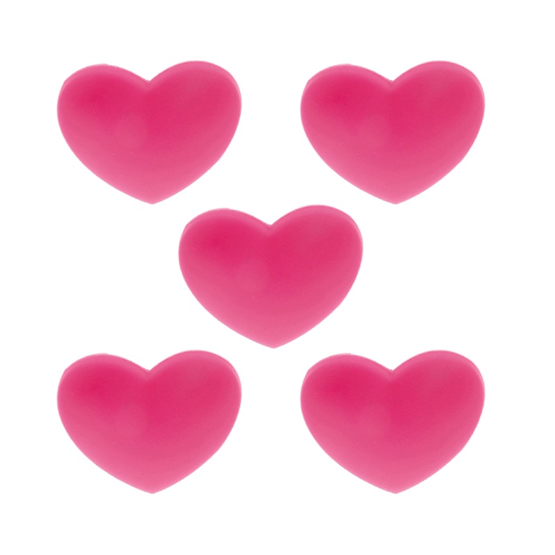 Set 5 Phụ Kiện Giảm Sốc Hình Trái Tim Cho Vợt Tennis