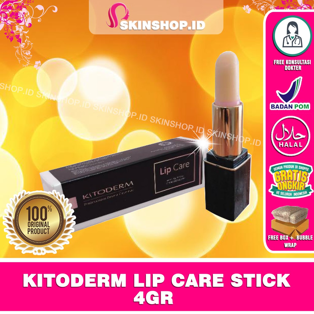 (hàng Mới Về) Son Dưỡng Môi Kitoderm 4gr / Bpom An Toàn