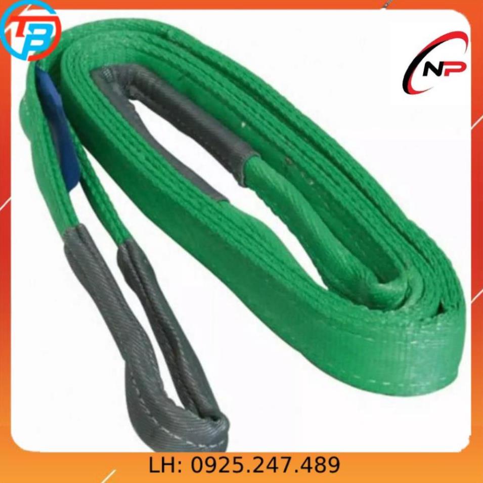 Dây bẹ vải cẩu hàng 2 tấn dài 4 mét bản rộng 50mm.cáp thép Thái Bình VinàN
