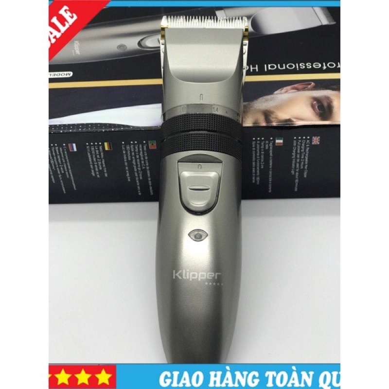 Tông đơ cắt tóc chuyên nghiệp KLIPPER 0817 bao êm sắc bén công nghệ sạc nhanh
