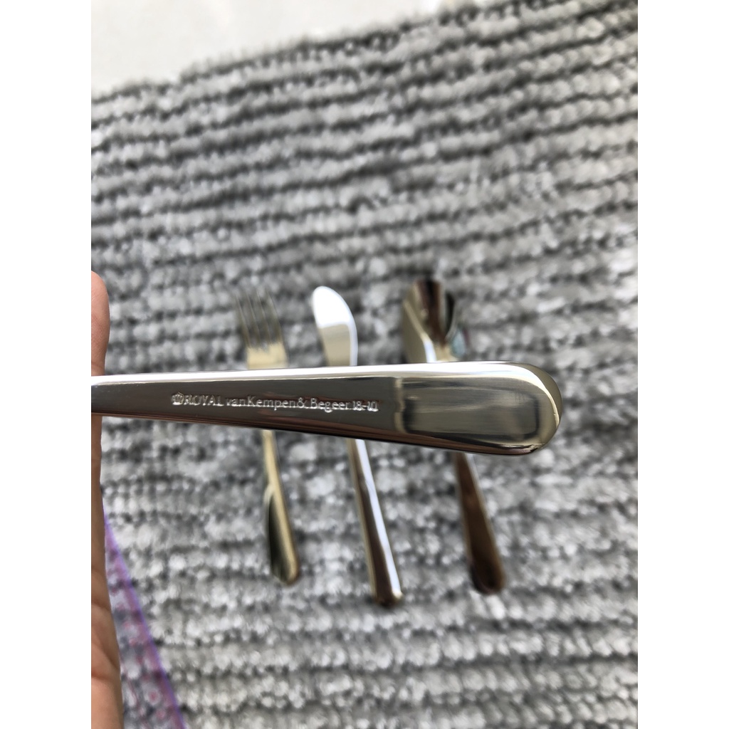 Bộ Dao Thìa Nĩa cho bé inox 304  của hãng  RoYal Vann KemPenn