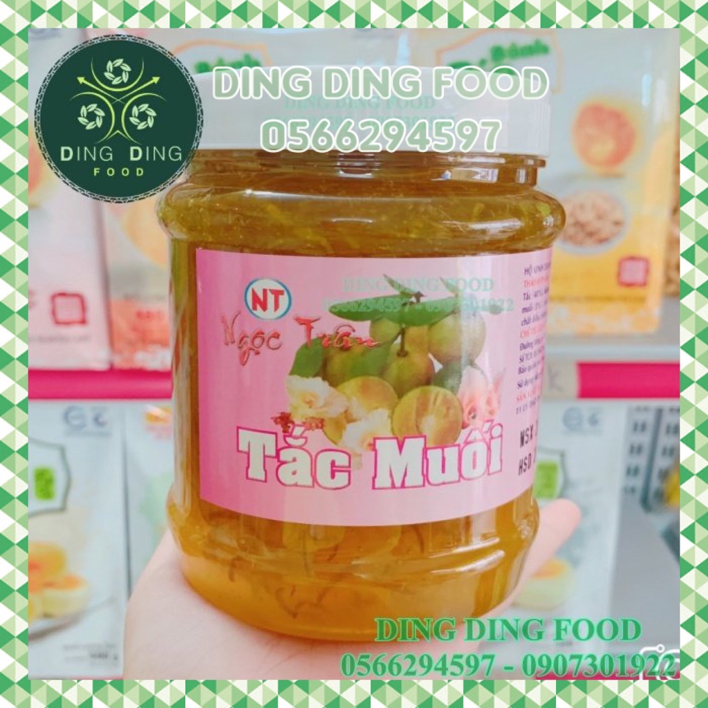 Date 2024 - Tắc Muối Sợi Ngọc Trân , Nguyên Liệu Pha Chế, Ăn Vặt, DING DING FOOD