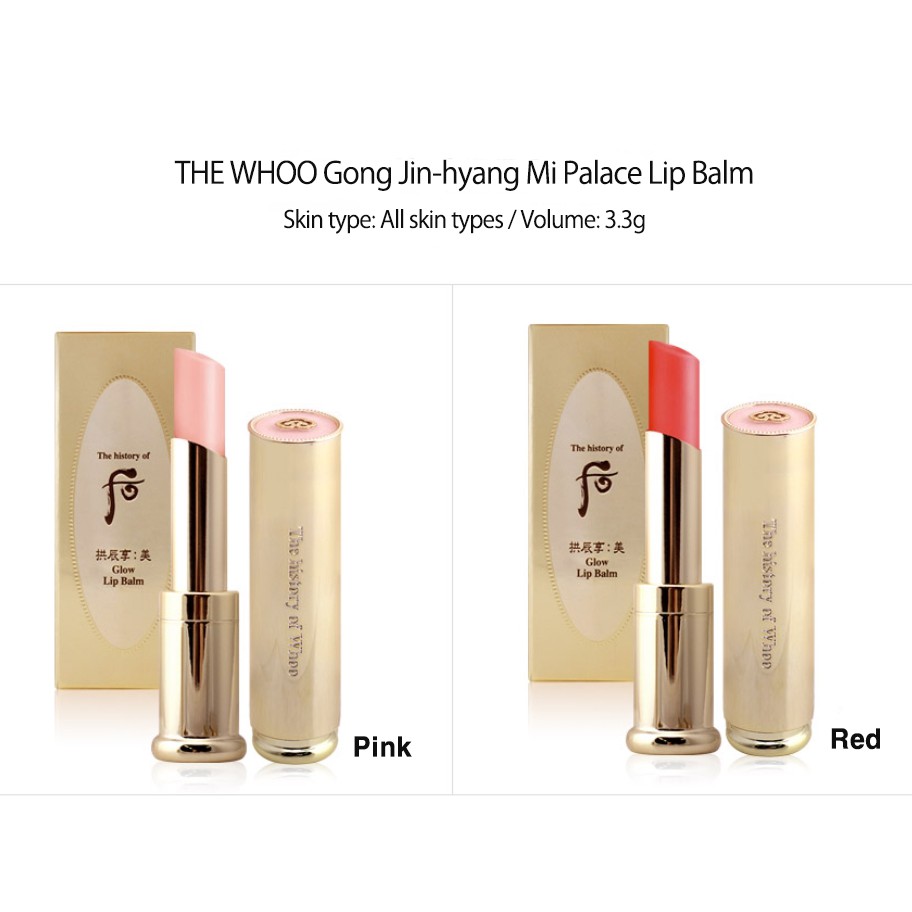 Son Môi Dưỡng Ẩm The Whoo Gong Jin-hyang Mi Palace Cao Cấp