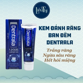 Kem Đánh Răng Hàn Quốc – Kem Đánh Răng Dentrala Ban Đêm Hương Bạc Hà - Vệ Sinh Răng Miệng, Ngừa Sâu Răng, Diệt Khuẩn 99%