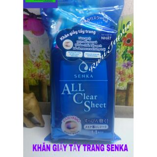 Khăn giấy tẩy trang Senka Cleansing Sheet