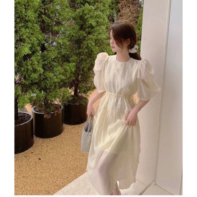 Váy maxi dáng dài tơ nến mềm mại,Đầm dài dễ thương đi biển rhstore