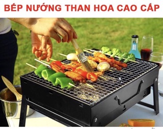 BẾP NƯỚNG THAN HOA VUÔNG CAO CẤP