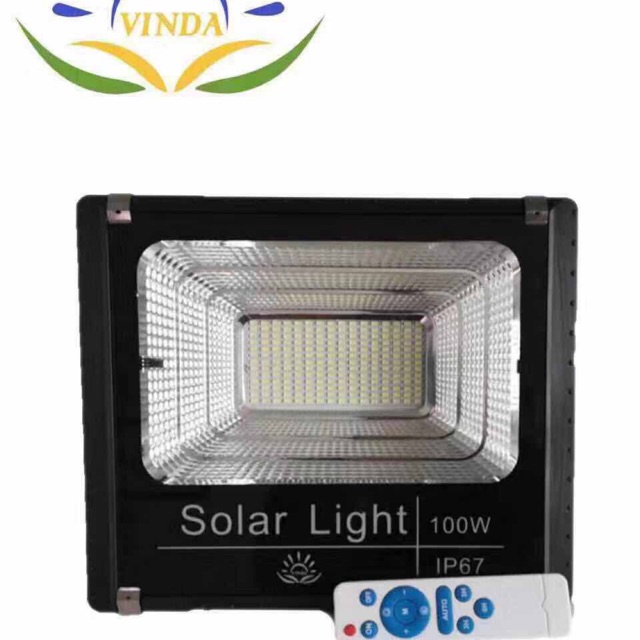 Đèn  năng lượng mặt trời 100W -IP67 tích điện. Tiện dụng mỹ quạn. ,  có thể lắp đặt mọi nơi , chống nước. Chất lương tốt