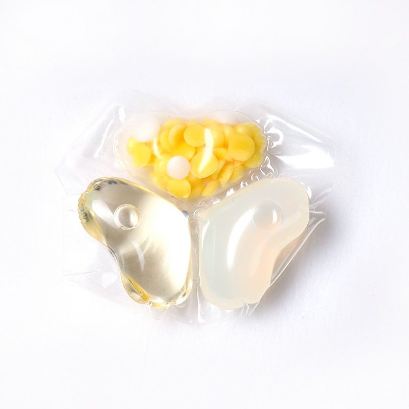 Viên giặt xả quần áo (20 viên) kháng khuẩn 3in1 3 mùi hương tặng kèm giấy hút màu quần áo chống loang khi giặt