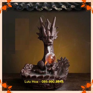 Thác khói trầm hương thac khoi tram huong Phi Long Phun Châu - Tặng kèm vòng đeo tay pt trị giá 40k