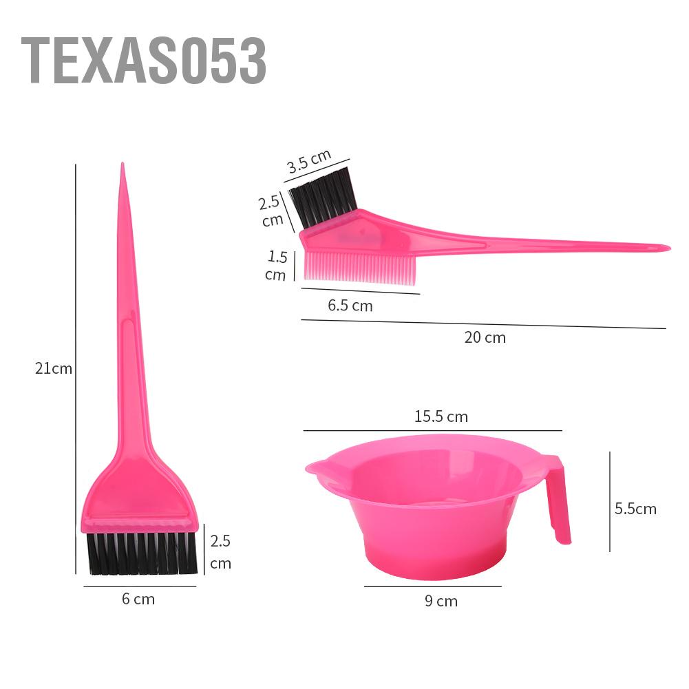 [Hàng mới về] Set 3 dụng cụ trộn thuốc nhuộm tóc tiện dụng