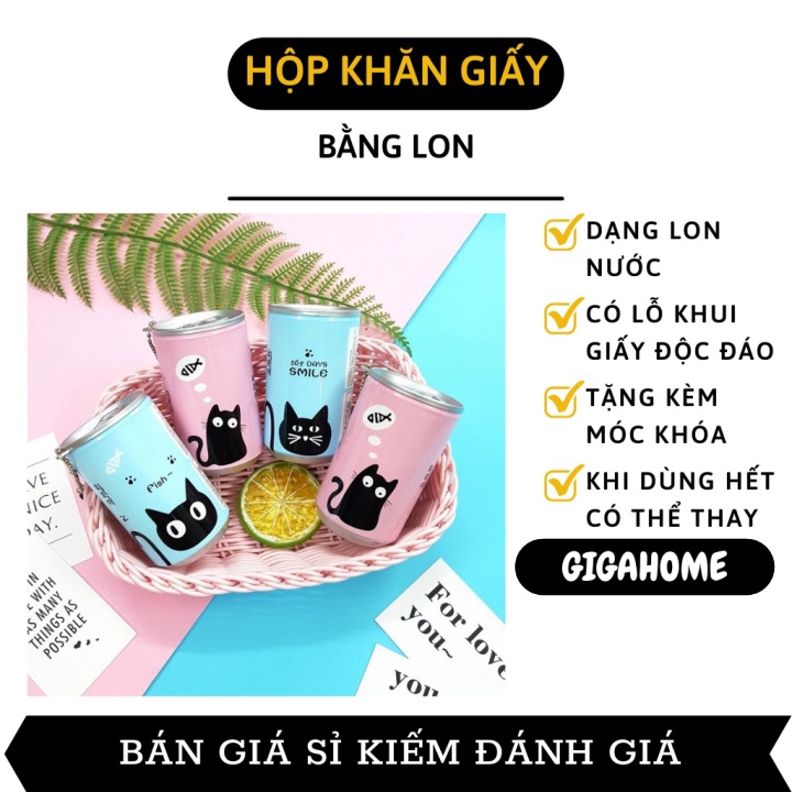 Khăn ướt   GIÁ VỐN   Khăn Giấy Ướt Dạng Lon Nước Có Dây Treo - Du Lịch Tiện Lợi (Mẫu Ngẫu Nhiên) 9389