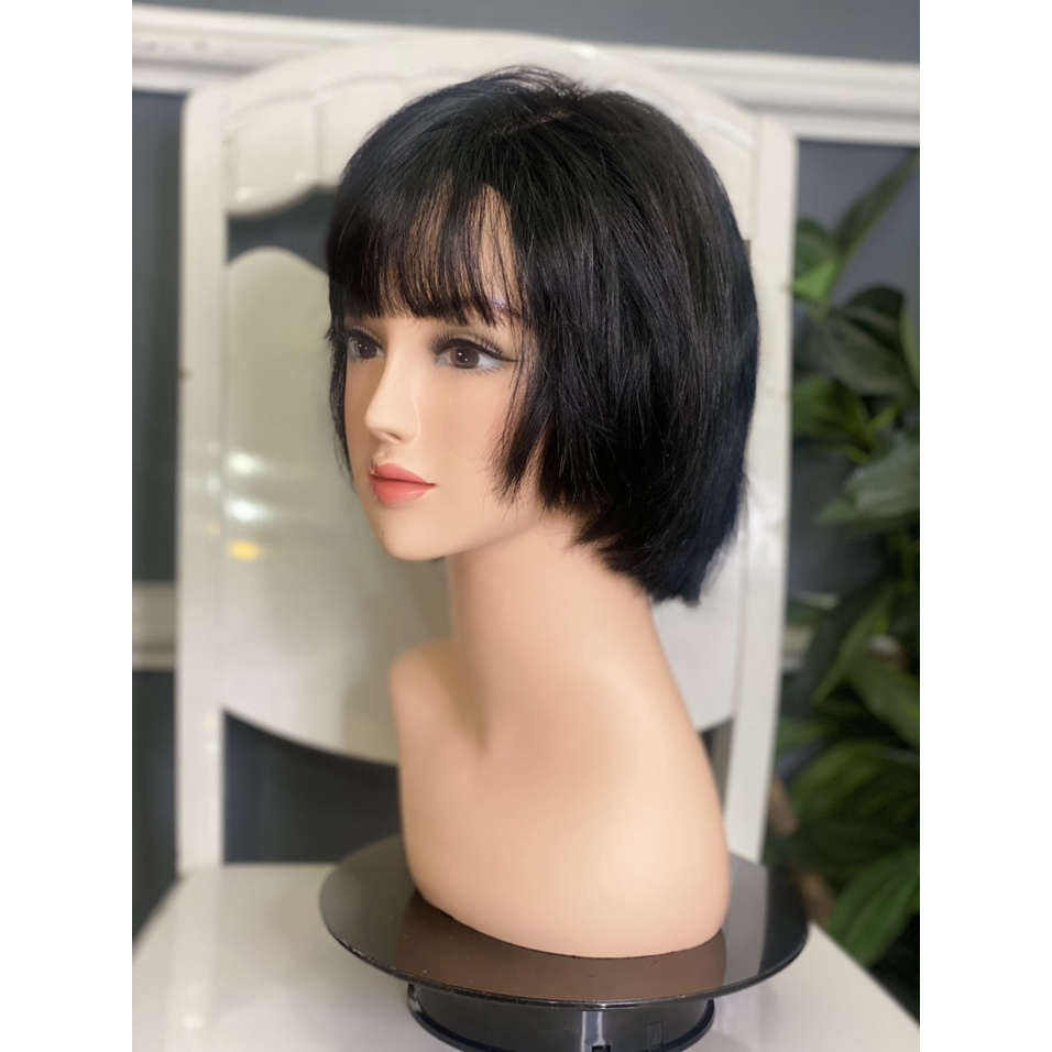 Tóc nguyên đầu bằng tóc thật 100% video- hình shop tự chụp