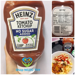 Tương Cà Không Đường ăn kiêng Heinz MỸ siêu ngon 836g chai lớn thumbnail