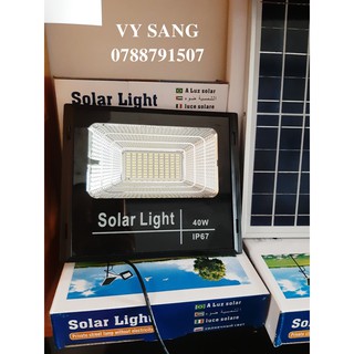 Đèn LED Năng Lượng Mặt Trời 40W