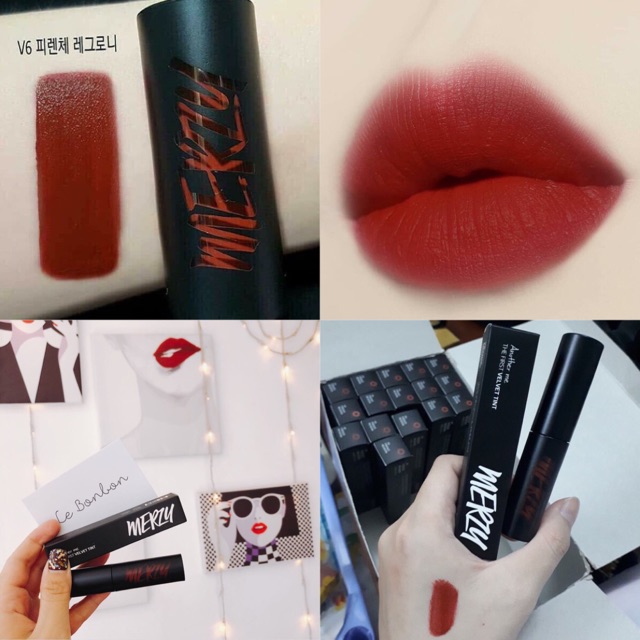 Son Merzy V6 the first velvet lip tint