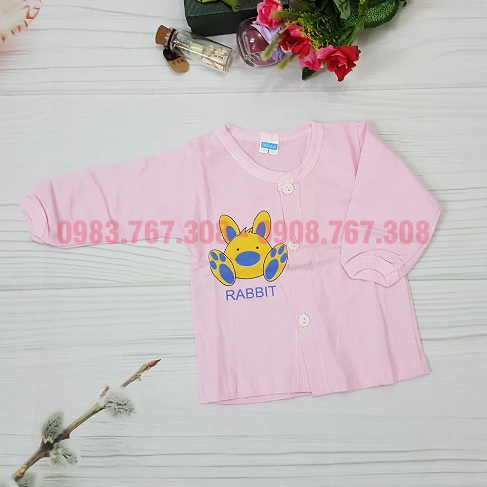 Áo Dài Tay Sơ Sinh Thu Hằng Chất Cotton Mềm Mại (Size Cho Bé Đến 7kg)