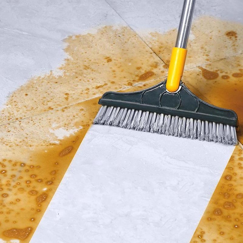 1 bàn chải chà sàn nhà tắm nhà bếp cán dài 2 trong 1