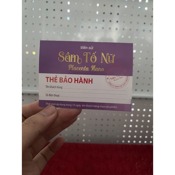 Làm săn và tăng kích thước vòng 1- Viên sủi Sâm Tố Nữ Placenta Nano tặng massage V1