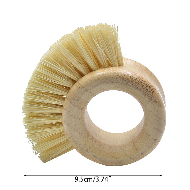 Cọ Vệ Sinh Chén Dĩa Bằng Gỗ Tiện Dụng Cho Nhà Bếp