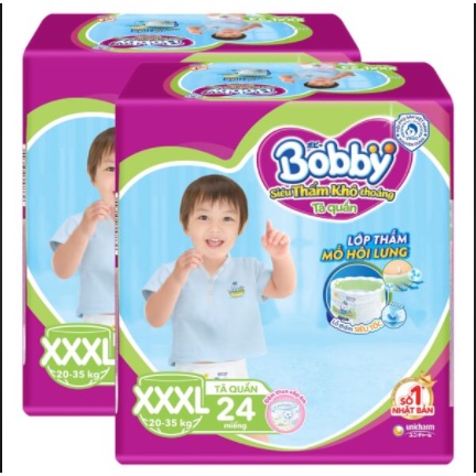 Bỉm/Tã quần Bopby XXXl24(20-35kg)