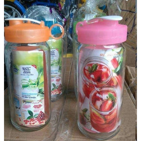 Bình thủy tinh Vinamilk 300ml