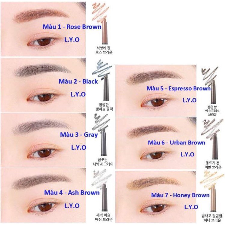 Chì Kẻ Mày Innisfree Auto Eyebrow Pencil Hàn Quốc