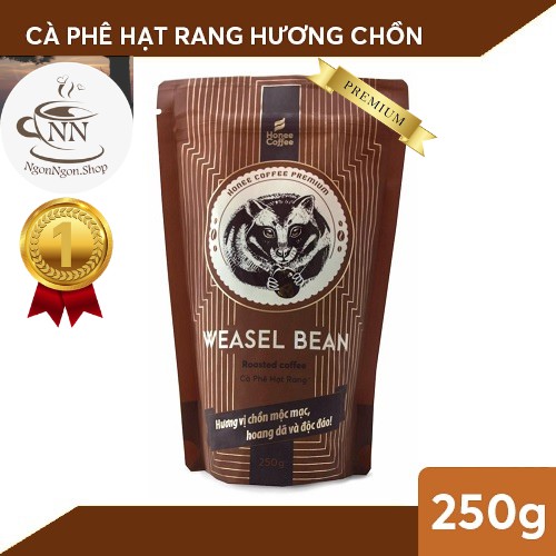 Cà Phê Chồn Hạt Rang Xay Hương Vị Độc Đáo HONEE COFFEE 250g - NGON NGON CÀ PHÊ
