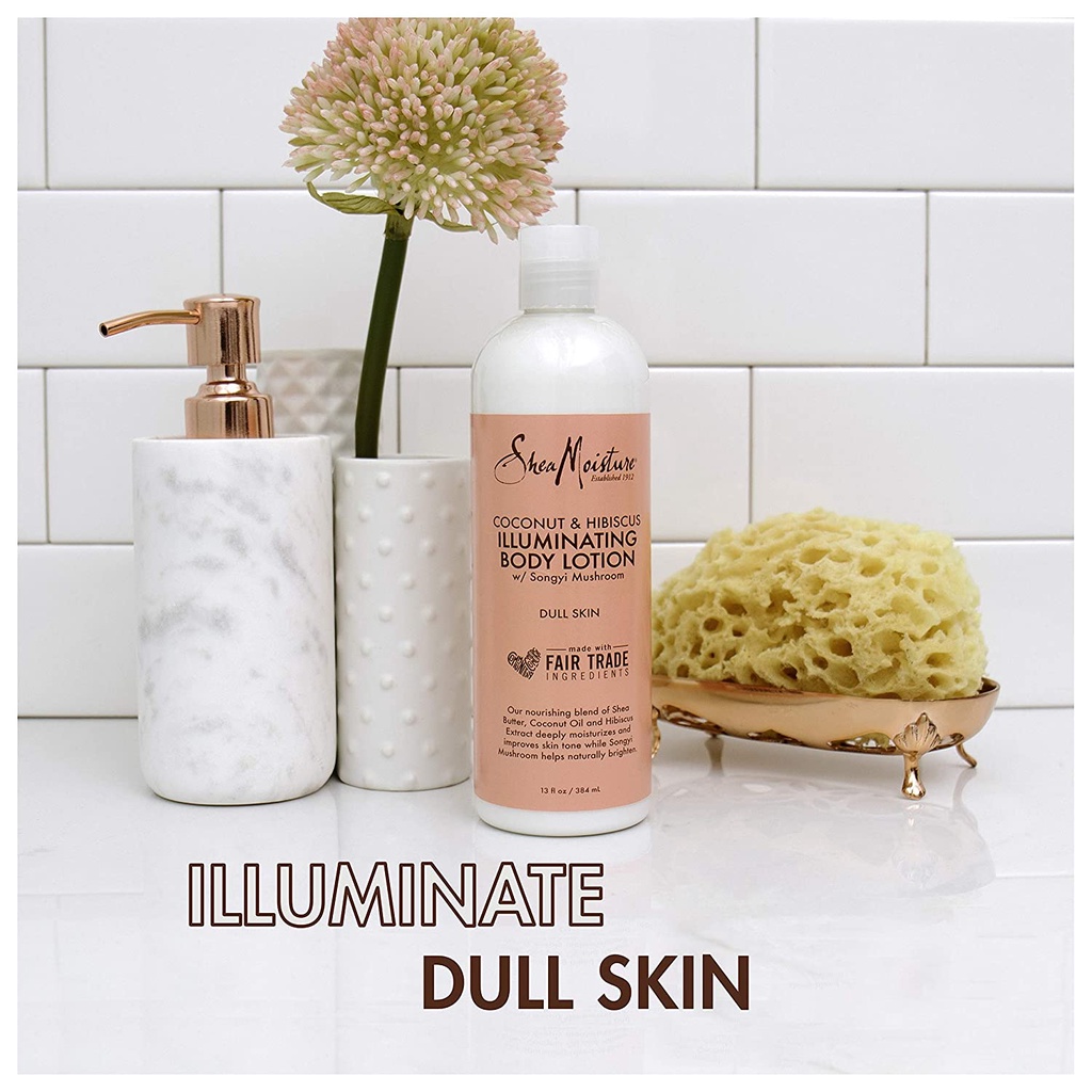 Sữa tắm &amp; dưỡng thể SheaMoisture Shea Moisture Coconut &amp; Hibiscus Body Lotion 384ml