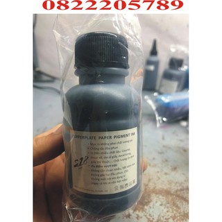 Mực dầu pigment màu Đen (BK) 100ml