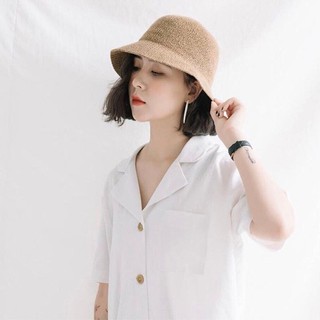 Nón nữ vành nhỏ có thể gấp gọn