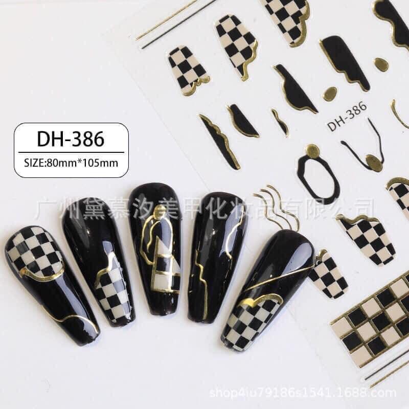 Sticker Dán Móng Nghệ Thuật Độc Lạ 2