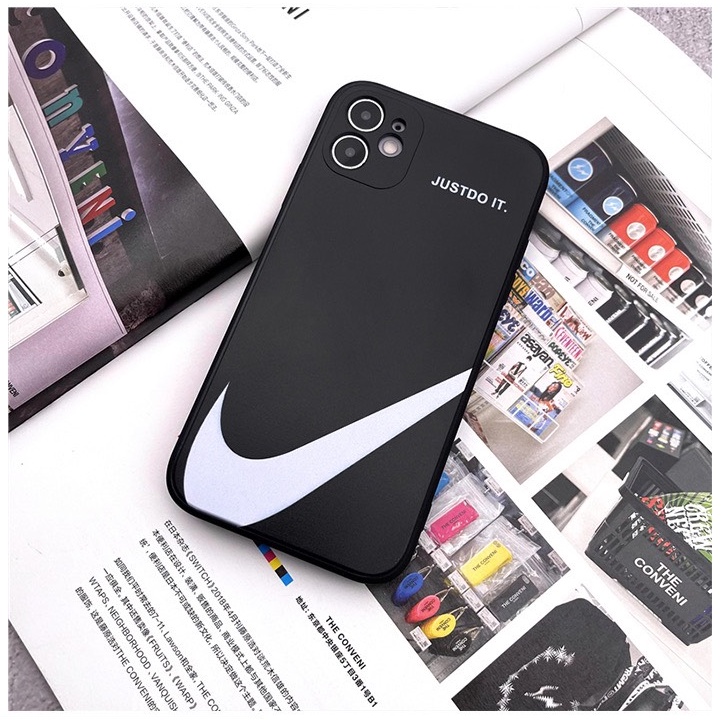 Ốp lưng iphone Thương Hiệu NIke Just Do It viền vuông