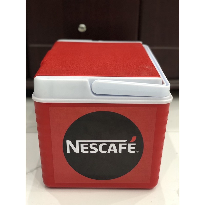 THÙNG ĐÁ GIỮ NHIỆT NESCAFE  - THÙNG ĐÁ 12L VỚI CHẤT LIỆU NHỰA KHÔNG GÂY ĐỘC HẠI TRONG QUÁ TRÌNH SỬ DỤNG